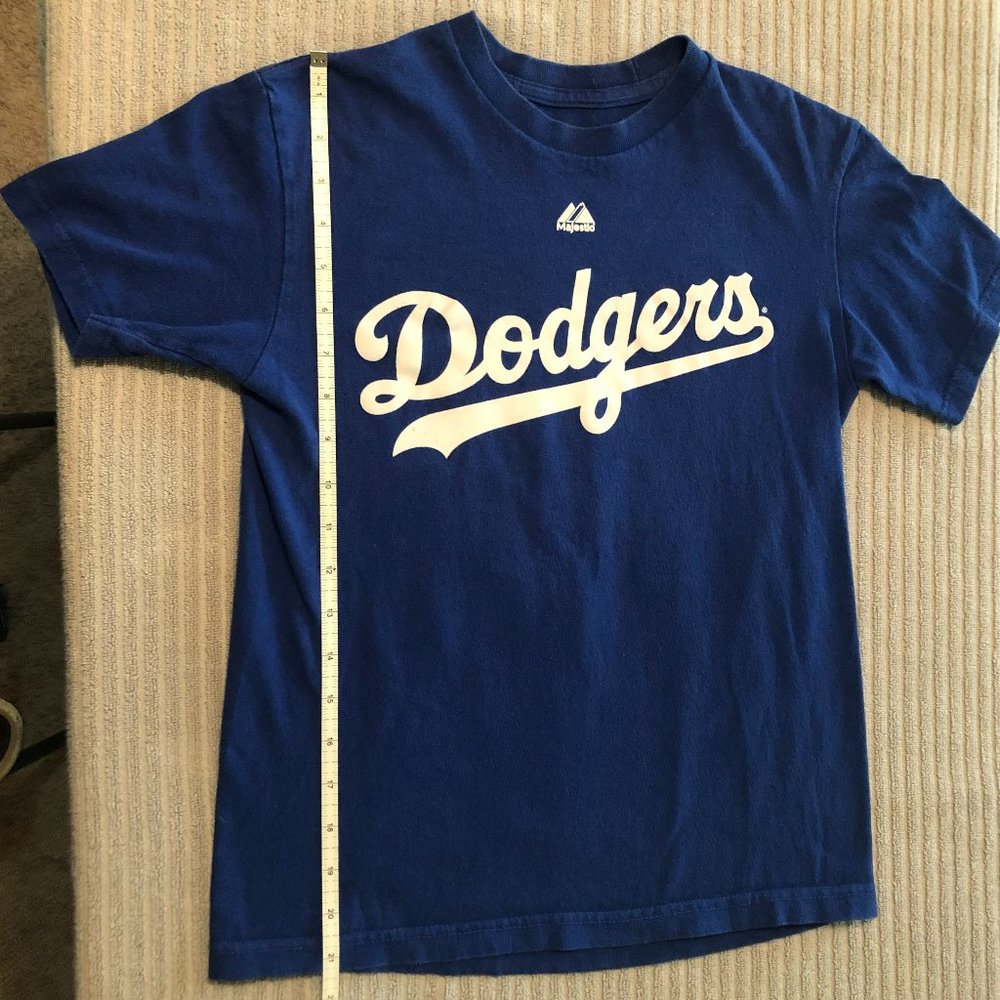 Kids Size Medium MLB L.A. Dodgers Clayton Kershaw T-shirt by Majestic NICE!